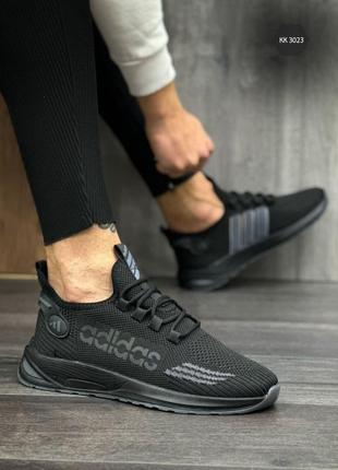 Мужские кроссовки adidas black3 фото