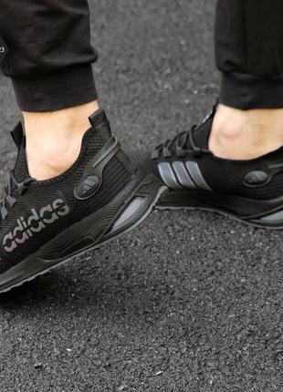 Мужские кроссовки adidas black4 фото