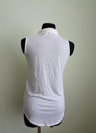 Блуза з китицями і вишивкою біла3 фото