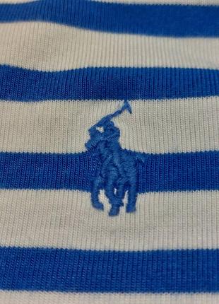 Гольф polo ralph lauren лонгслив детский на девочку в полоску лонгслив2 фото