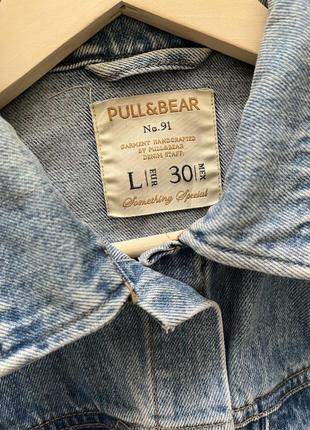 Джинсова куртка pull&amp;bear6 фото