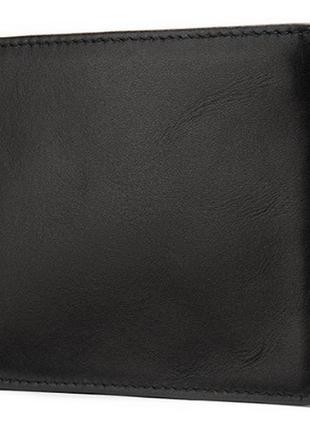 Кошелек мужской кожаный черный buffalo wild shim9061a-black