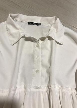 Біла блуза boohoo5 фото