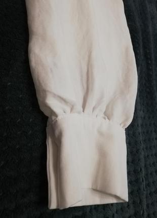 Блуза жіноча біла нова широка довгий рукав вільний крій для вагітних біла майка футболка простора кофта2 фото