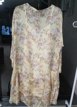 Сукня двійка шовк віскоза італія платье двойка шелковое