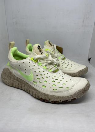 Кросівки жіночі ( оригінал)  nike free run trail premium 'happy pineapple' lime glow coconut milk cz9079-100