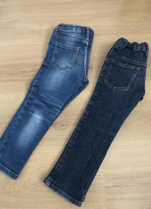 Крутезні джинси на дівчинку zara & armani 100-104 см