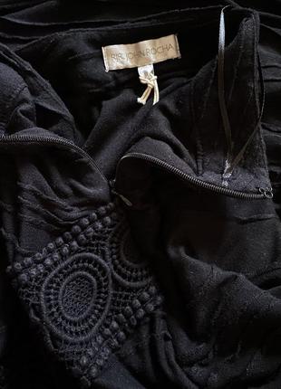 John rocha, чёрная, трикотажная, юбка, миди, трапеция9 фото