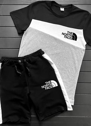 The north face спортивний костюм футболка та шорти 5 кольорів