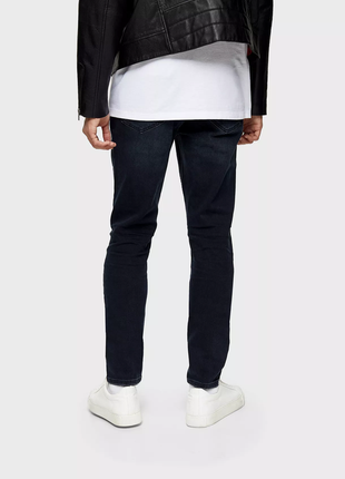 Новые topman размер w28 l32 xs-s stretch skinny мужские джинсы брюки рваные черные серые стрейчевые2 фото