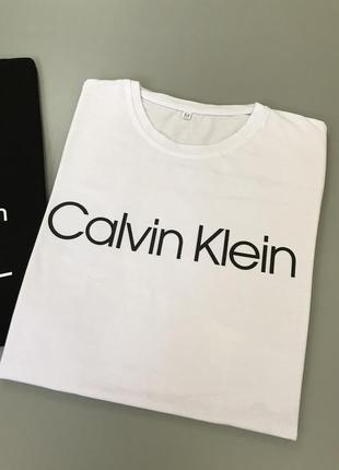 Есть наложенный платеж! стильные базовые футболки calvin klein с логотипом на груди, лого, принт, хлопок, котон, однотонные, кельвин клейн5 фото