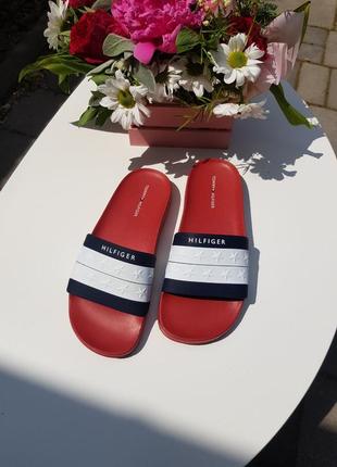 Шлепки tommy hilfiger