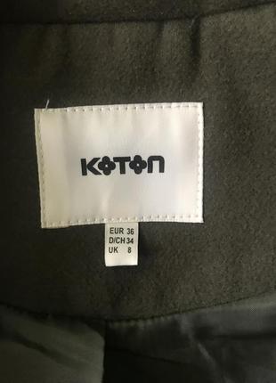 Демисезонное пальто от фирмы «koton”4 фото