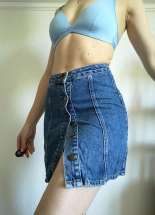 Юбка джинсовая1 фото