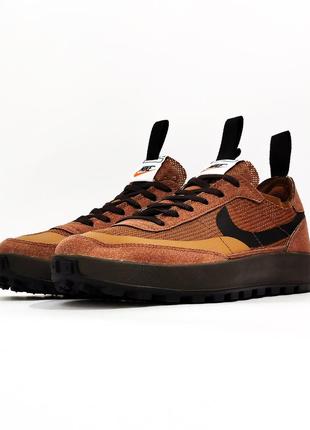 Мужские кроссовки nike craft tom sachs pecan brown  #найк