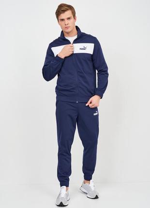 Спортивний костюм оригінал puma poly suit 84584406 peacoat