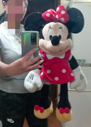 Minnie mouse disney 74 см минные маус мягкая игрушка