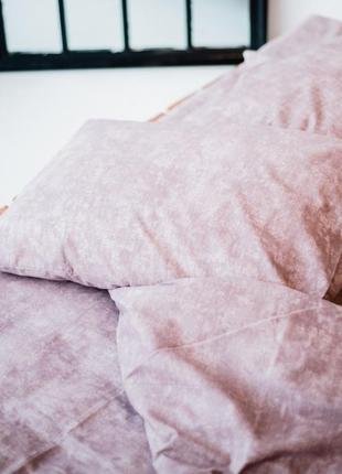 Комплект постельного белья из ранфорса двуспальный "кофейная крошка"5 фото