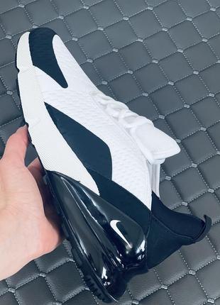 Nike air max 270 white black кроссовки мужские найк аир макс 2702 фото