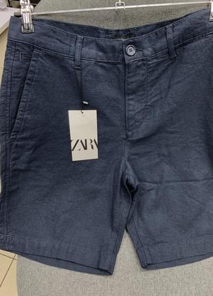 Чоловічі лляні шорти zara / чоловічі шорти м zara