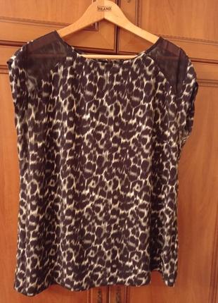 Вискозная летняя блуза от бренда f&amp;f с интересными деталями. размер 14, xl/xxl1 фото