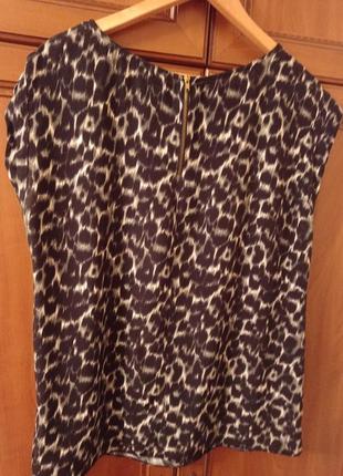 Вискозная летняя блуза от бренда f&amp;f с интересными деталями. размер 14, xl/xxl3 фото