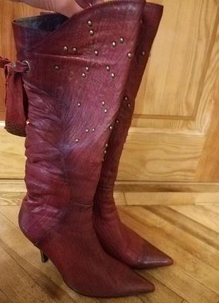 Сапоги демисезонные утепленные 37 размера