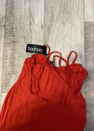 Новый базовый сарафан туника от boohoo, размер 44-464 фото