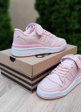 Adidas forum low женские кроссовки9 фото