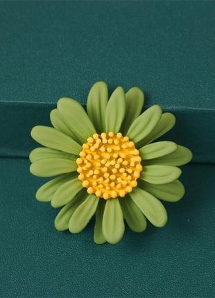 Брошь ромашка гербера разные цвета, цветок, брошка, пин, булавка, хризантема, подсолнух