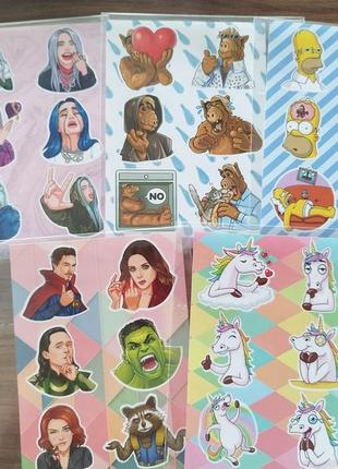 Сет стікерпаків, наліпки