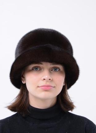 Норковий жіночий капелюх