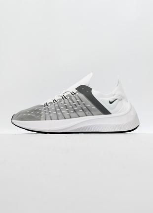 Кроссовки мужские nike exp-x14 серые / белые, найк, експ, эксп, унисекс