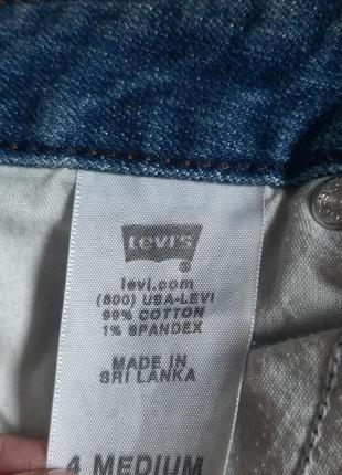 Джинсы укороченные "levis" 5527 фото