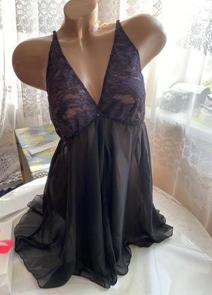 Новый шикарный полупрозрачный пеньюар 💙💛 сток