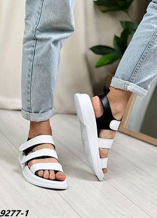 ❤️ кожаные босоножки