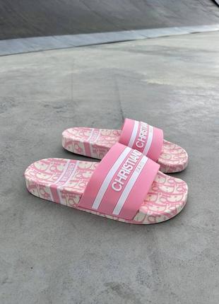 Женские шлепанцы slides «pink»2 фото