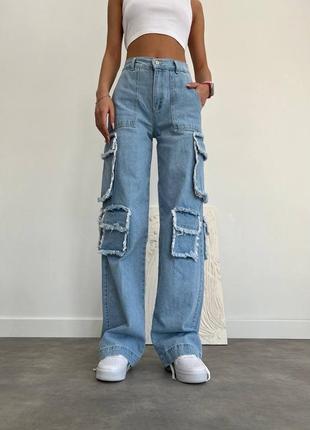 Жіночі джинси палаццо1 фото