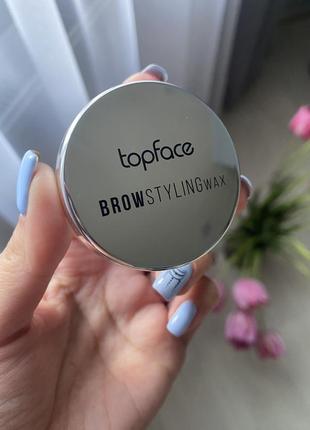 Моделирующий воск для бровей topface "eyebrow wax" pt8031 фото