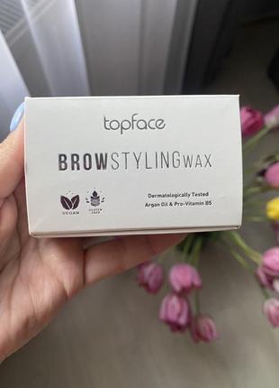 Моделирующий воск для бровей topface "eyebrow wax" pt8036 фото