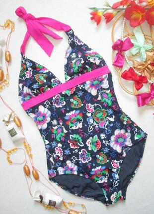 Шикарный слитный купальник принт цветочная акварель boden 05-23 🍒🍓🍒