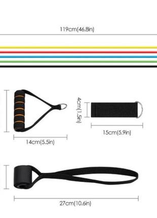 Эспандер резина для зарядок exercise pipe3 фото