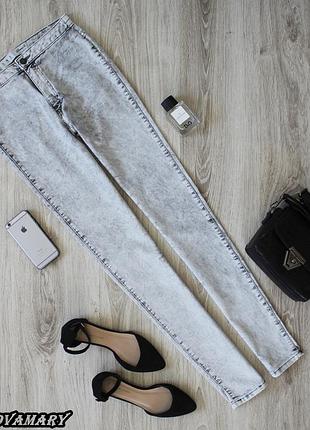 Джинси скінні варенки з високою талією