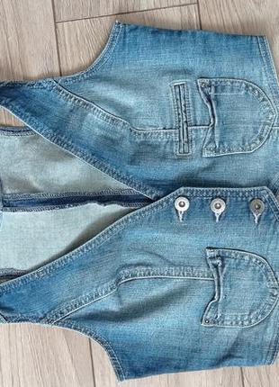 Джинсовка джинси джинсова жилетка джинсові шорти6 фото