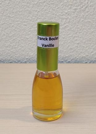 Парфумована вода vanille franck boclet, 15 ml - оригінал, відливант