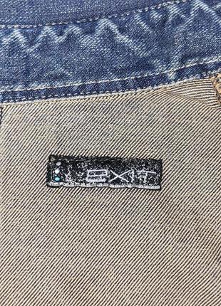 Стильный джинсовый длинный пиджак exit на девочку5 фото