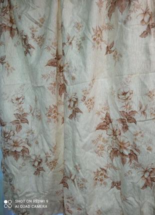 Штора винтажная