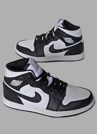 Кросівки підліткові nike air jordan 1 (найк джордан 1)високі.шкіряні3 фото