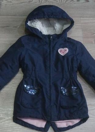 Демисезонная куртка на флисе kiki&koko 1.5-2роки