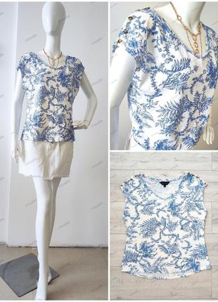 Хлопкова футболка блуза